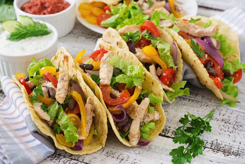 Tacos de Pechuga de Pollo