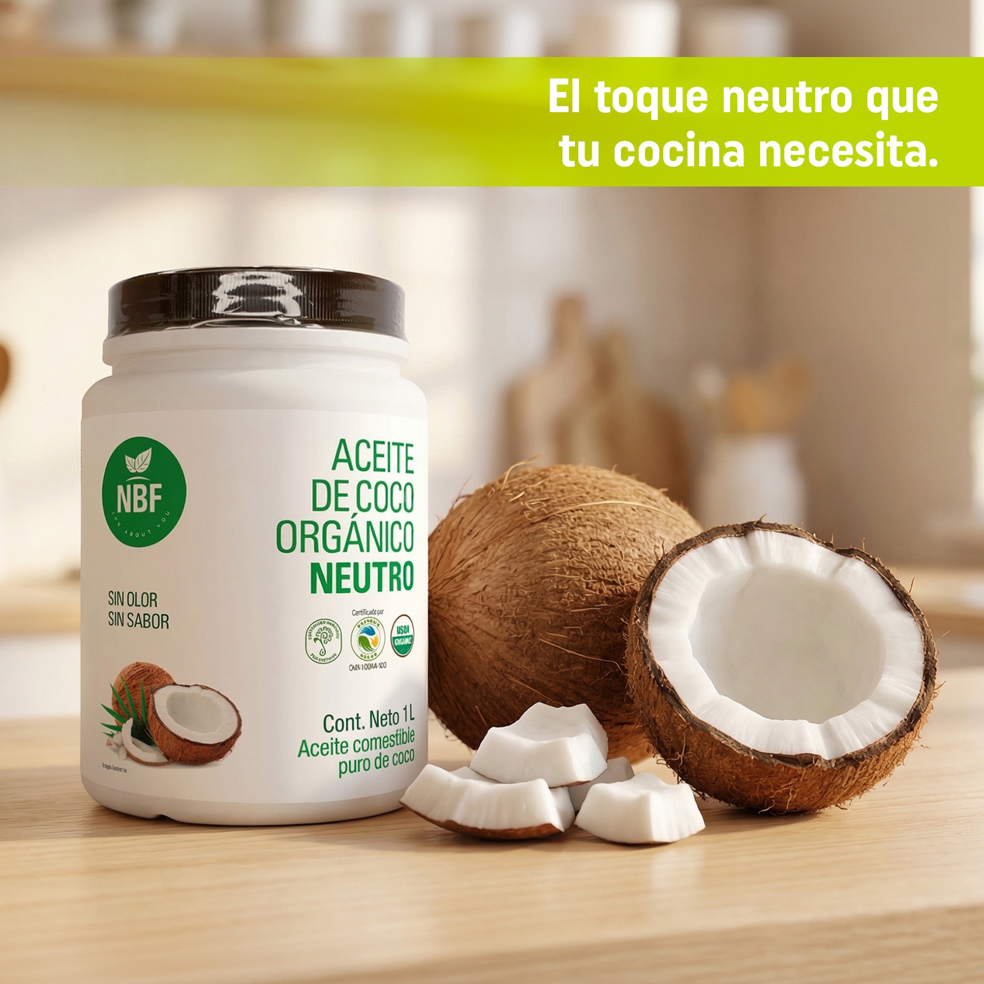 Aceite de Coco Organico Neutro