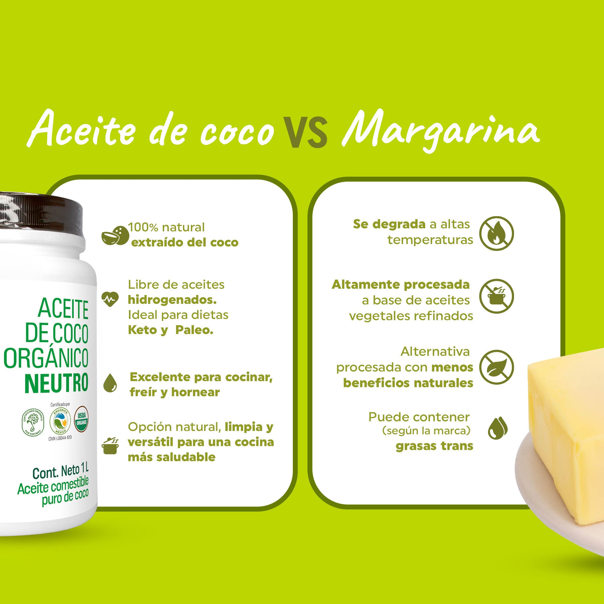 Aceite de Coco Organico Neutro