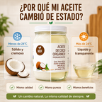 Aceite de Coco Orgánico Extra Virgen