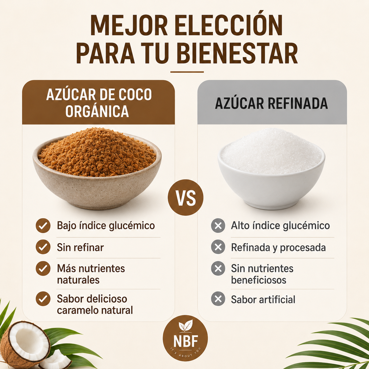 Azúcar de coco Orgánica
