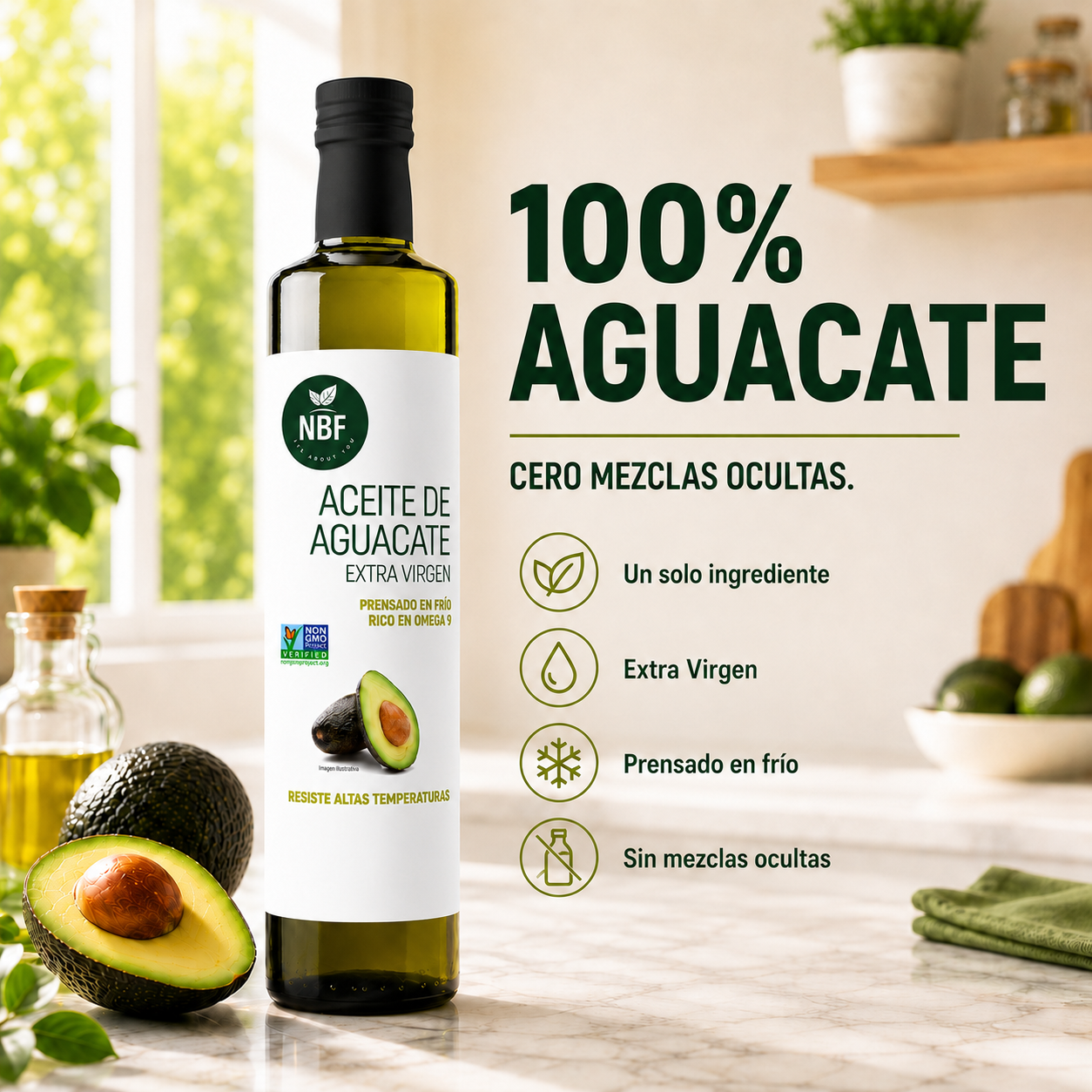 Aceite de Aguacate Extra virgen