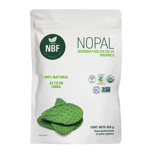Polvo de Nopal Deshidratado Orgánico
