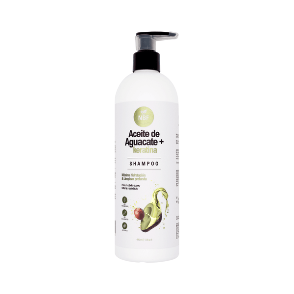 Shampoo con Aceite de Aguacate y Keratina