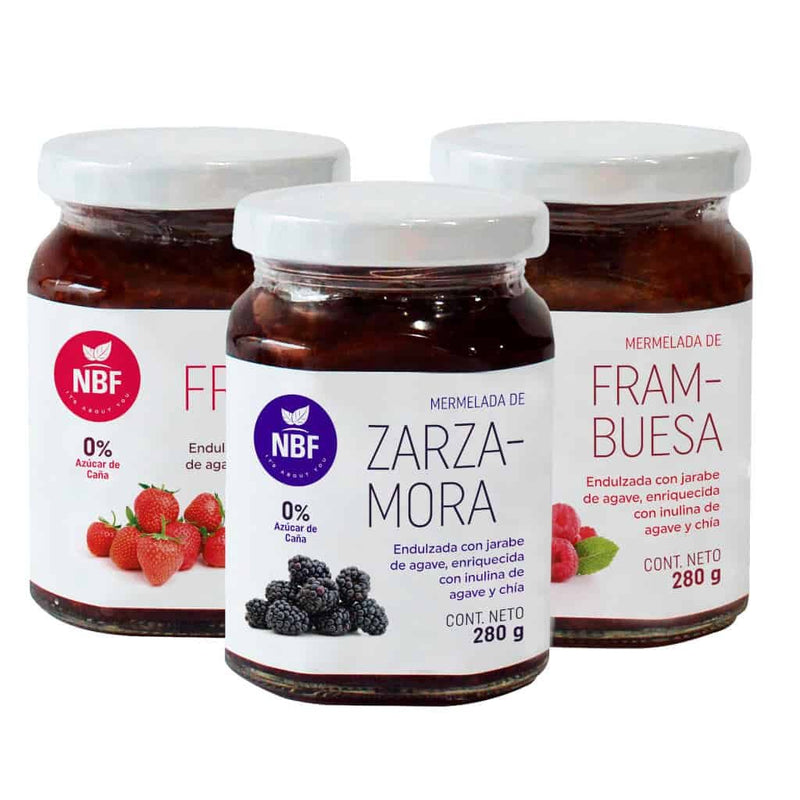 mermeladas de berries fresa zarzamora frambuesa