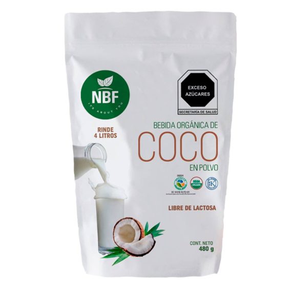 bebida de coco organico 480 gramos