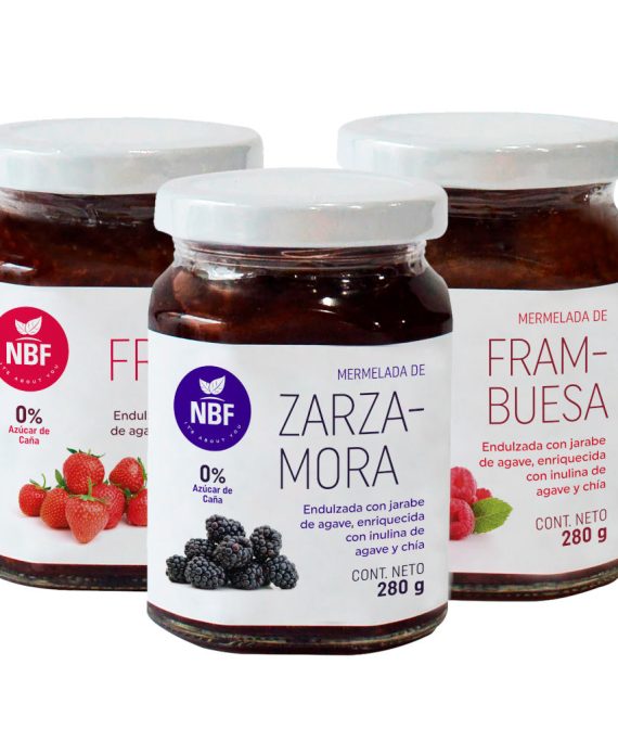 Pack Mermeladas de Berries (Zarzamora, Fresa y Frambuesa)
