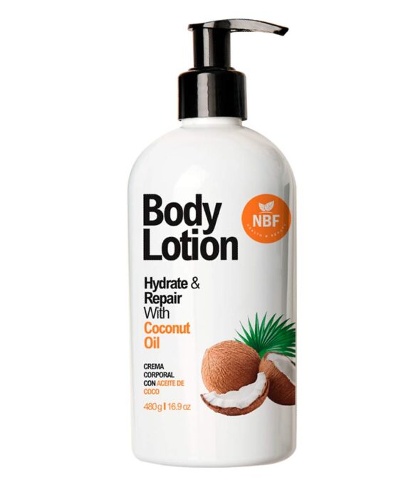 body lotion hydrate repair with coconut oil 480 grams