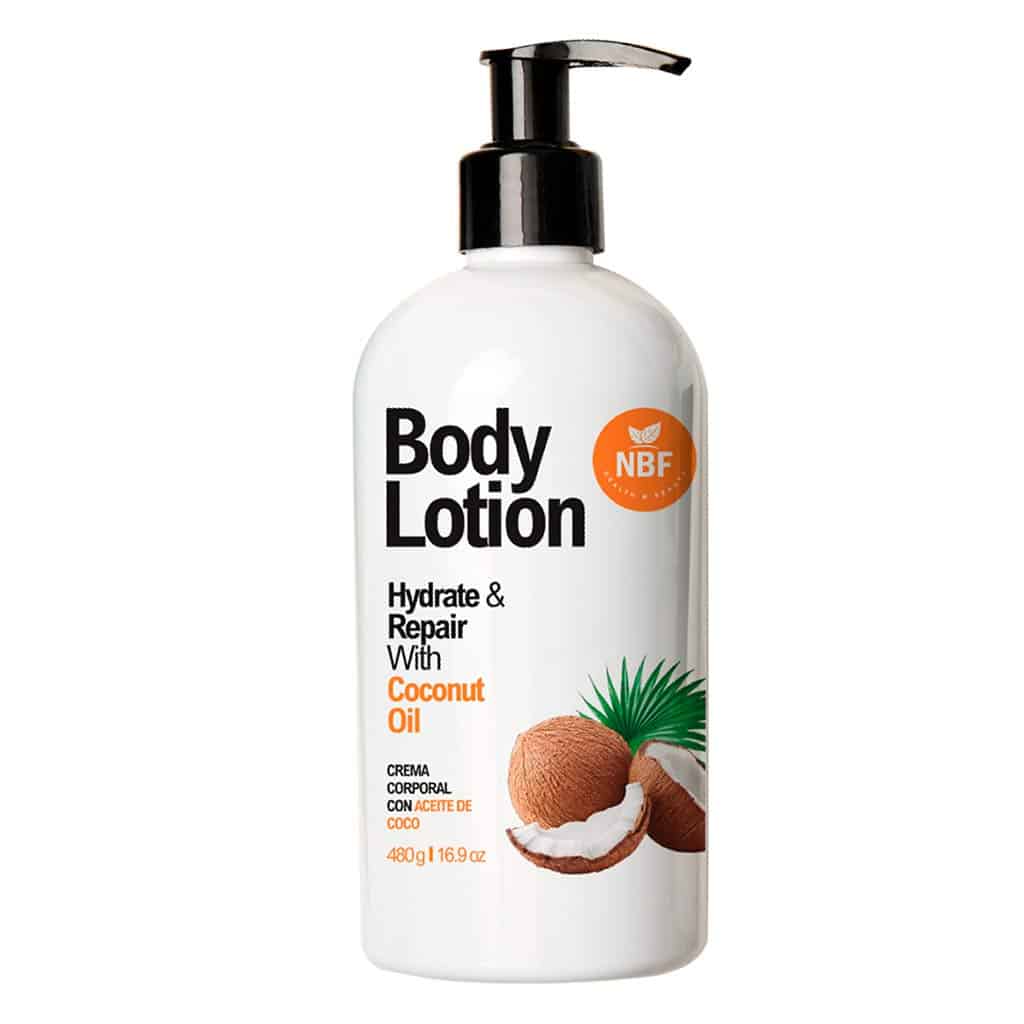 body lotion hydrate repair with coconut oil 480 grams